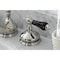 Kingston Brass KS1166PKL Widespread Bathroom Faucet with Brass Pop-Up, Polished Nickel KS1166PKL - alternate 4